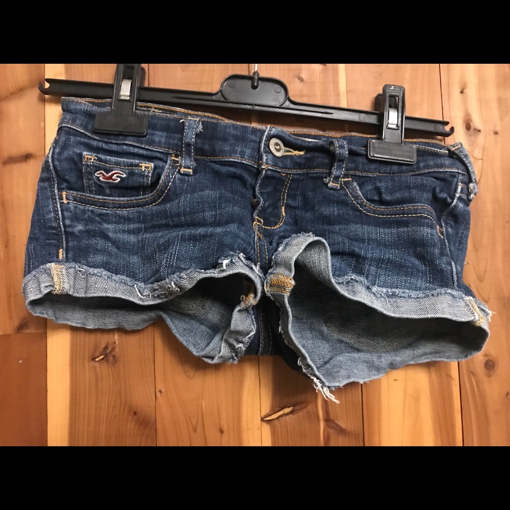 Blue jean shorts